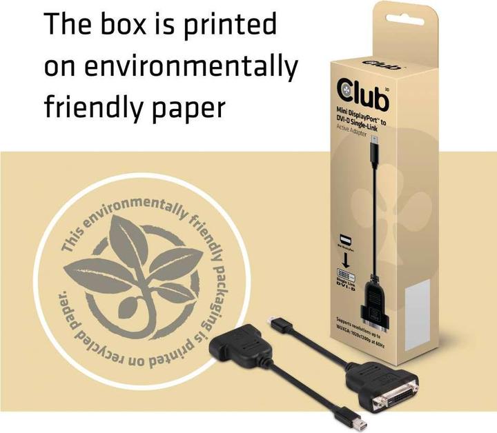 Immagine prodotto Club 3D Mini DisplayPort a (0.20 m, DisplayPort)