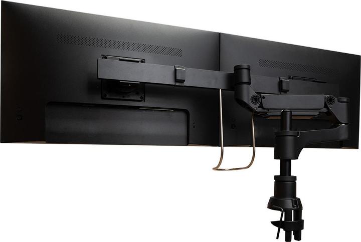 Produktbild R-Go Tools Caparo 4 R-Go Caparo Smartbar Monitorarm, mit Gasfeder, schwarz, Klemme, 12 kg, 76,2 cm ( (Tisch, 30")