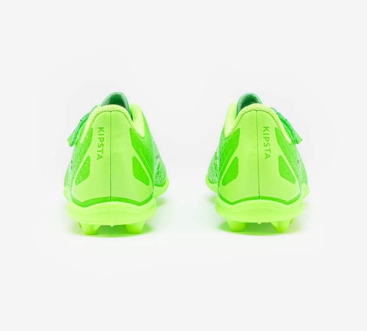 Image du produit Kipsta Chaussures de football 160 easy mg vert néon enfant (34)