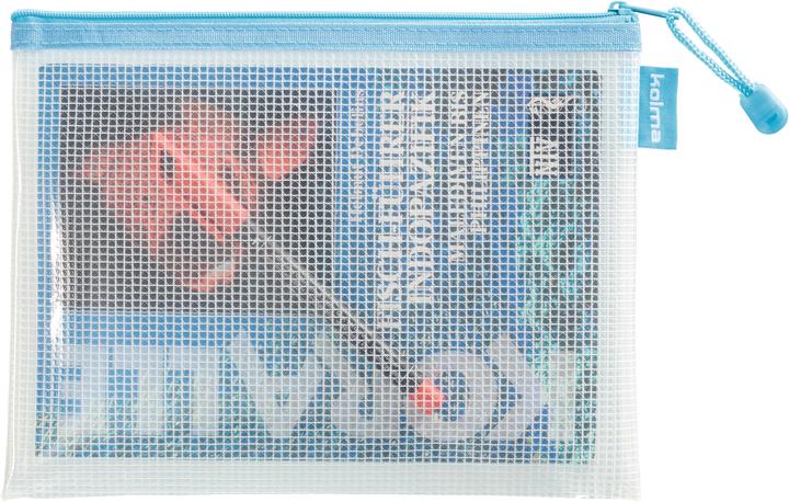 Produktbild Kolma Reissverschlusstasche Mesh Bag A5 türkis (A5, 1 x)