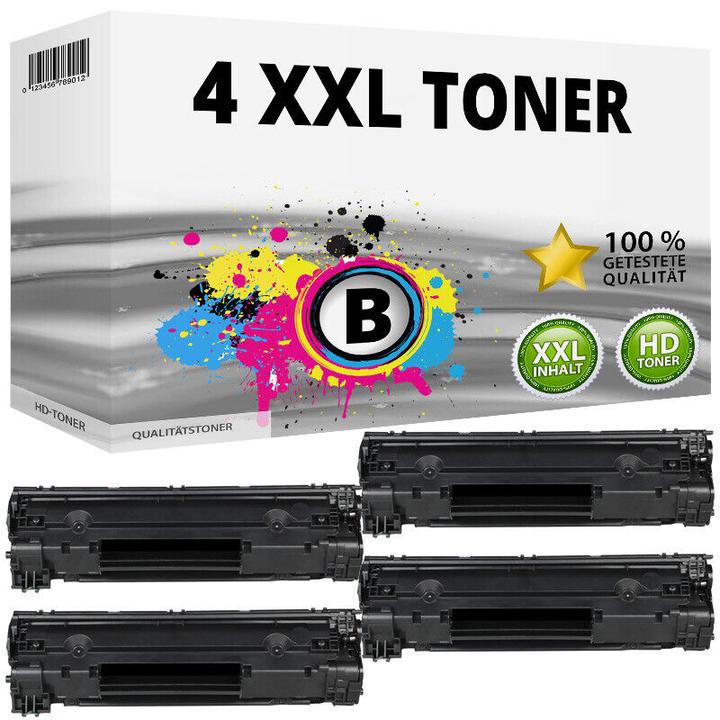 Produktbild Druckfuxx 4x XXL Toner für HP LaserJet M12 M12a M12w M26 M26nw M26a 79A CF279A P