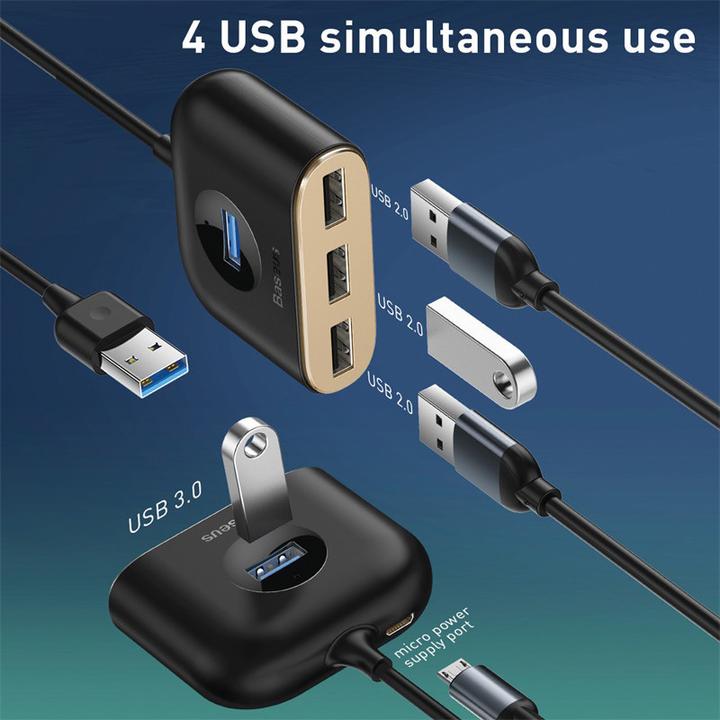 Produktbild Baseus CAHUB-AY01 (USB-A, 4 Ports)