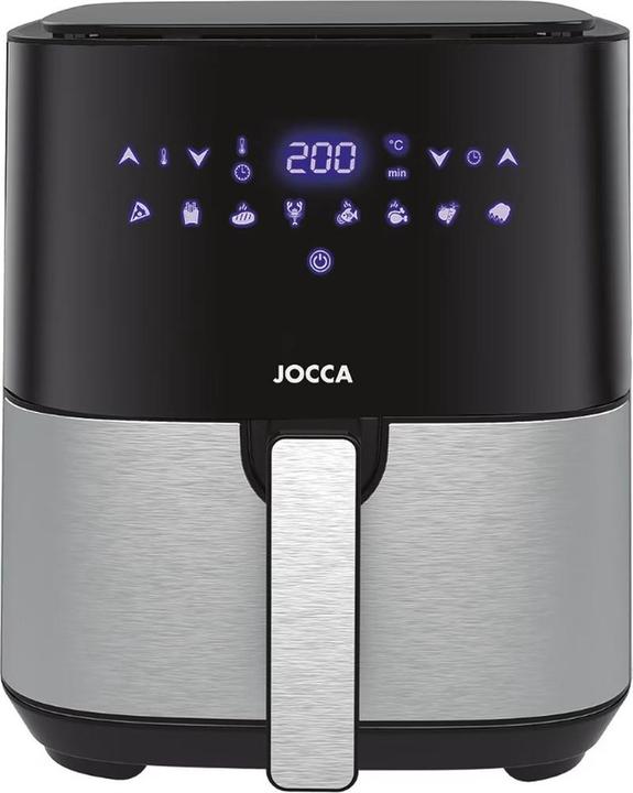 Jocca friggitrice digitale sort/stål 5 litri 1450 watt