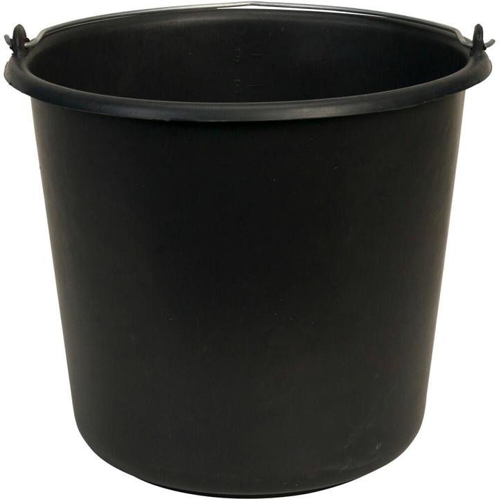 Produktbild Ironside Baueimer 10 L schwarz mit Literskala (10 l)