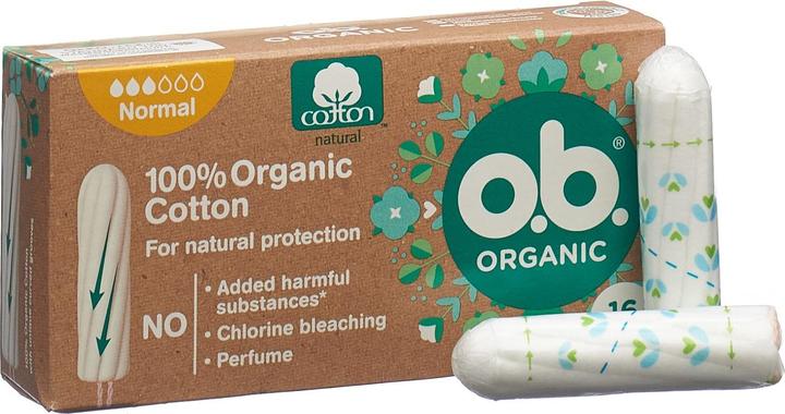 Actual product image o.b. Organic Normal Box (16 pcs) (16 x, Regular)