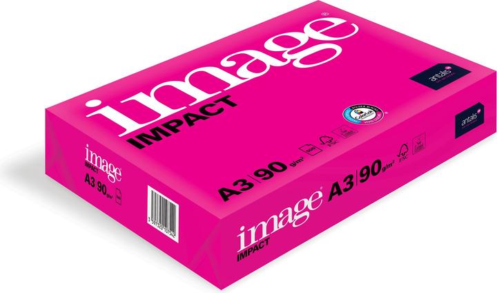 Image Papier à copier Impact A3, extra-blanc, 90 g/m²,500 feuilles (90 g/m², 500 x, A3)