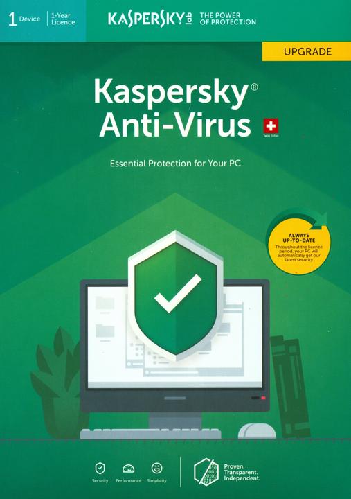 Produktbild Kaspersky Anti-Virus Upgrade (1 User, 12 Monate)