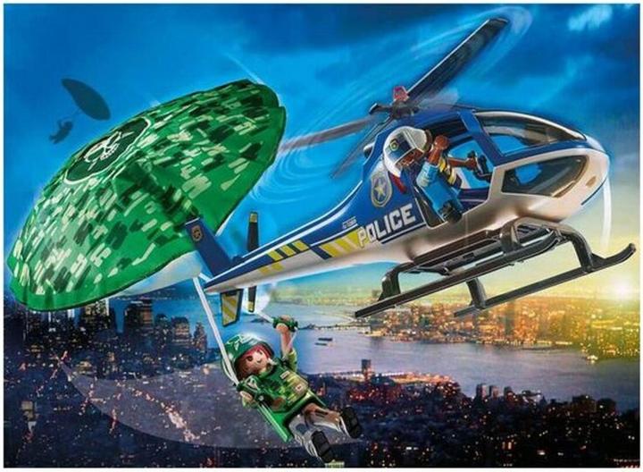 Actual product image Playmobil Police helicopter: parachute chase (70569, Playmobil City Life)