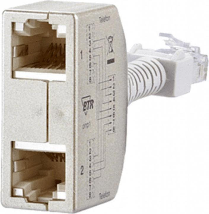 Produktbild Metz Connect BTR Cable sharing Adpter Set pnp 1 ISDN ISDN silber