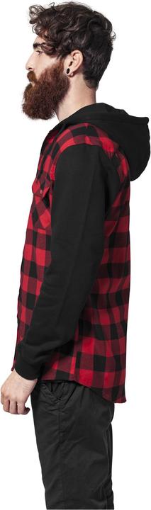 Immagine prodotto Urban Classics Camicia con cappuccio e maniche in flanella a quadri (M)