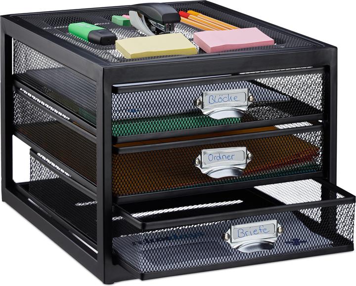 Image du produit Relaxdays Trieur de document 3 compartiments