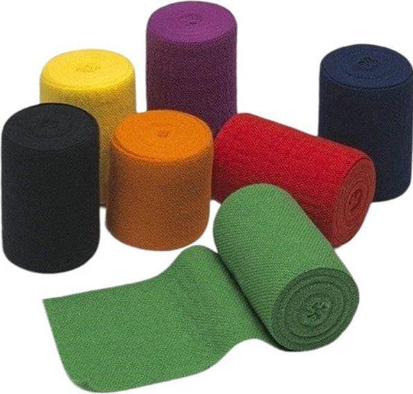 Actual product image Wero Swiss Elasticolor Elastische Binde 5mx4cm rot