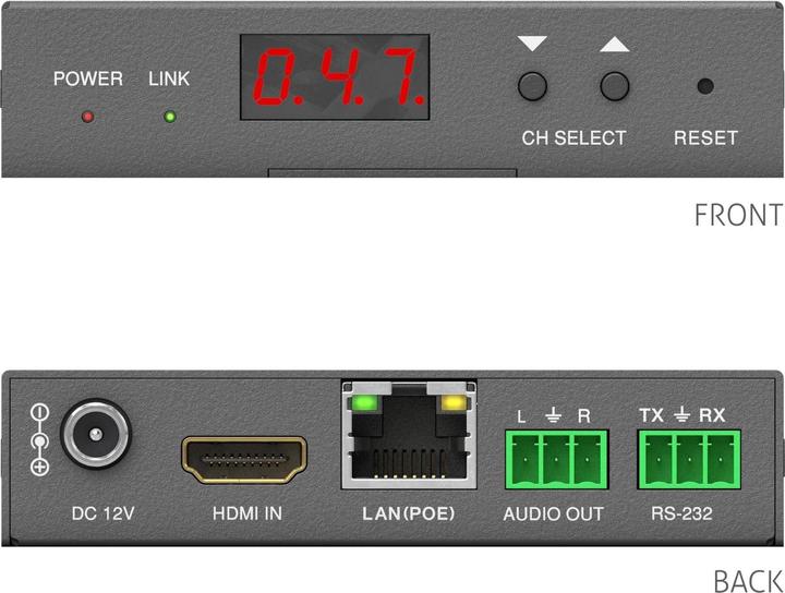 Immagine prodotto Purelink Ricevitore HDMI IP Puretools, H.264/265 IP (RJ45 (1x))