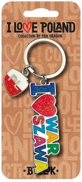 Immagine prodotto Nuance Portachiavi PAN DRAGON I love Poland Warszawa ILP-BRE-B-WAR-06