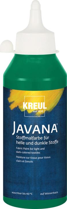 Produktbild Kreul Javana Stoffmalfarbe für helle und dunkle Stoffe, 250 ml (Dunkelgrün, 250 ml)