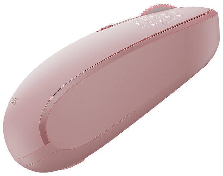 Image du produit Baseus Souris sans fil F01B tri-mode 2,4 G BT5.0 1600 DPI (rose) (Sans fil)