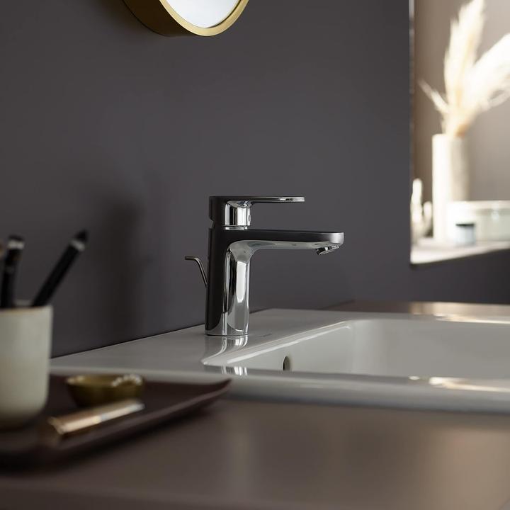 Produktbild hansgrohe Vernis Blend 1-grebs håndvaskarmatur 100 CoolStart med løft-op bundventil krom
