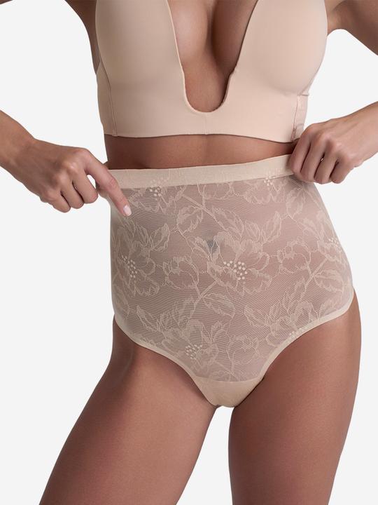Immagine prodotto Bye Bra Shapingslip Lacy High Waist Shaping Thong (M, Confezione singola)