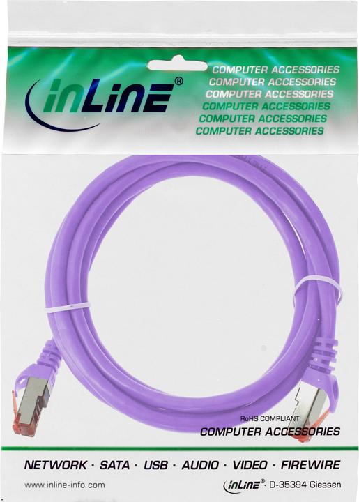 Actual product image InLine 1m Cat.6 patch cable 1000 Mbit RJ45 (S/FTP, CAT6, 1 m)
