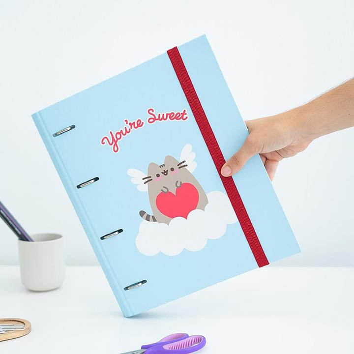 Immagine prodotto Pusheen - Cartella della collezione Purrfect Love (4 anelli) (A4, 1 Pezzo/i)