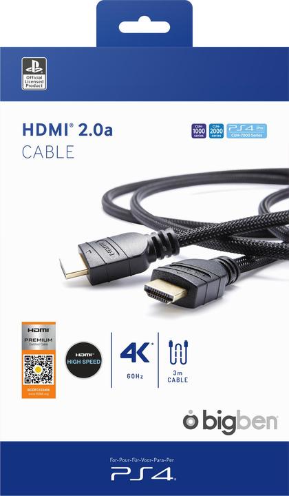 Actual product image Bigben HDMI 2.0a cable (0.35 m)