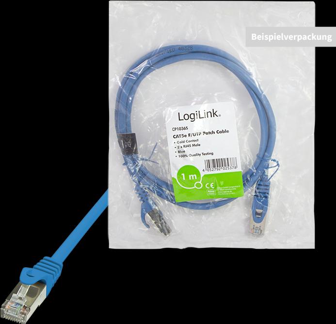 Produktbild LogiLink Netzwerkkabel (F/UTP, CAT5e, 0.50 m)