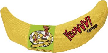 Actual product image Yeowww Banana 18cm filled with catnip (Catmint toy)