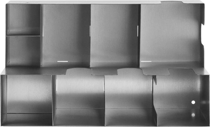 Actual product image Royal Catering Ständer für Becher und Deckel Halterung Spendersystem 9 Fächer Edelstahl