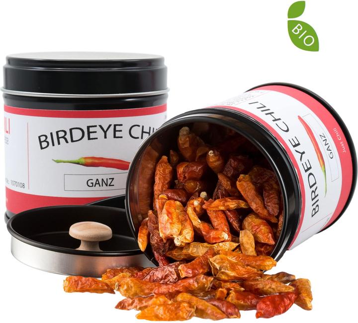 Justchili Peperoncino biologico di Birdeye intero (20 g)