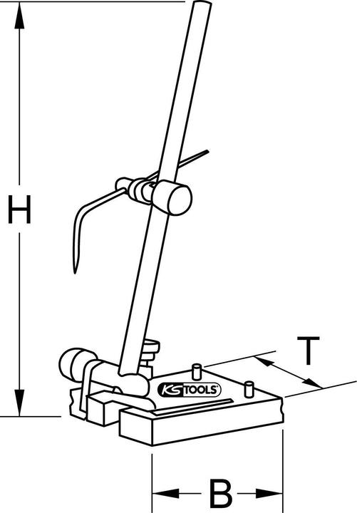 Produktbild KS Tools Mechaniker-Höhenreisser