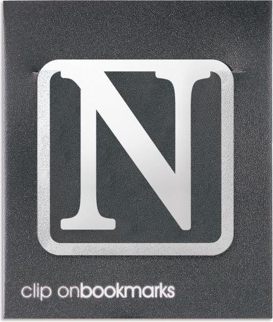 Produktbild IF Metall-Lesezeichen – Buchstabe N zum Anstecken