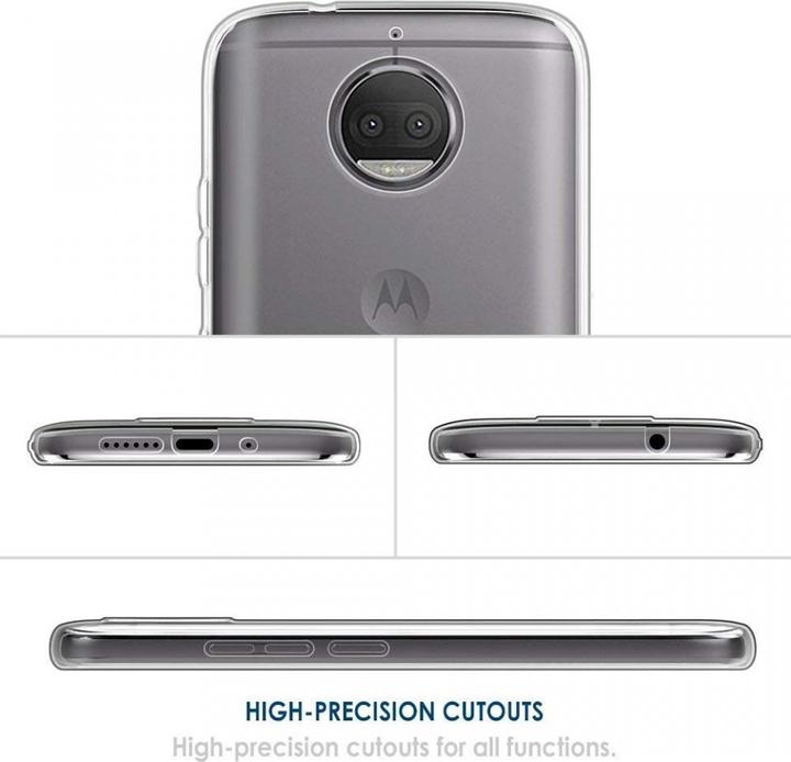 Actual product image Screenguard Motorola Moto G5S Plus Flexible TPU Clear Case (Motorola Moto G5S Plus)