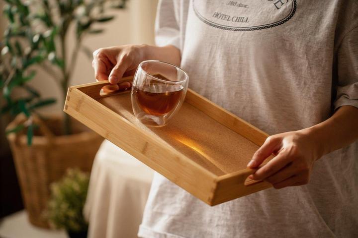 Actual product image Nuts Tray with cork inlay large