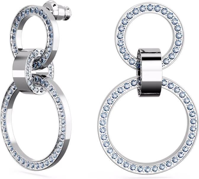 Immagine prodotto Swarovski Creoli vuoti blu (Metallo Swarovski)