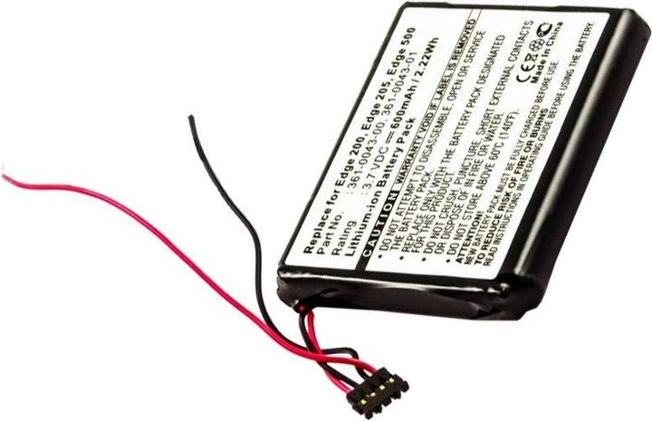 Actual product image Garmin Akku Edge 200, Edge 205, Edge 500