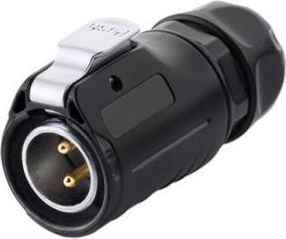 Actual product image Varia SO-38043 - Power (2-pin) plug with click lock, solder termination