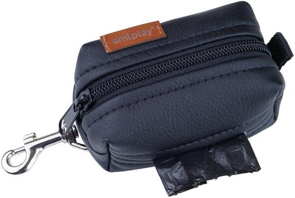 amiplay Distrib. ramasse-crottes Lincoln, 9 x 5 x 4 cm, noir (Chien)
