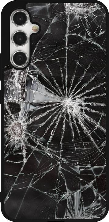Produktbild PhoneLook Hülle Silikon schwarz Broken Screen (Samsung Galaxy A34 5G)
