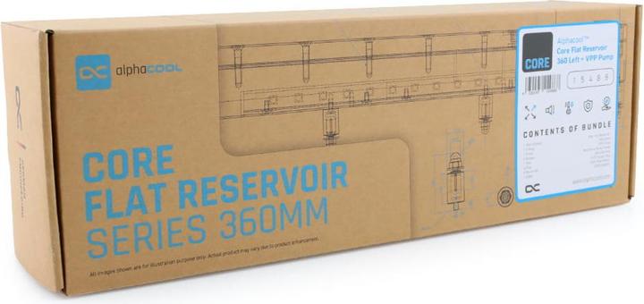 Immagine prodotto Alphacool PUM Core Serbatoio a tariffa flat 360 Sinistra con pompa VPP Apex