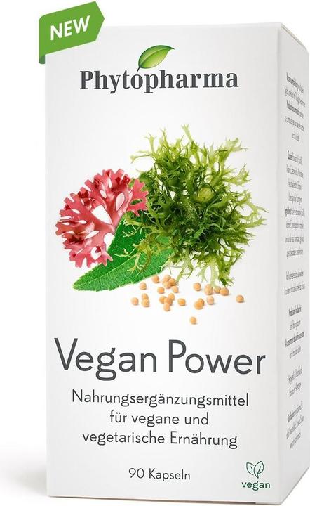 Immagine prodotto Phytopharma Potenza vegana (90 Pezzo/i, Pillole, 94 g)