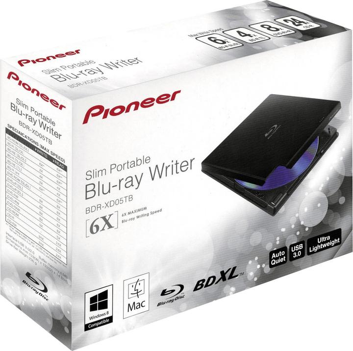 Produktbild Pioneer BDR-XD05TB (Blu-ray Brenner)