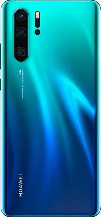 Actual product image Huawei P30 Pro (128 GB, Aurora Blue, 6.47", Hybrid Dual SIM, 40 Mpx, 4G)