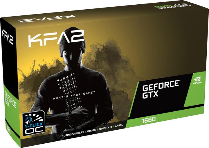Actual product image KFA2 GeForce GTX 1660 OC (6 GB)