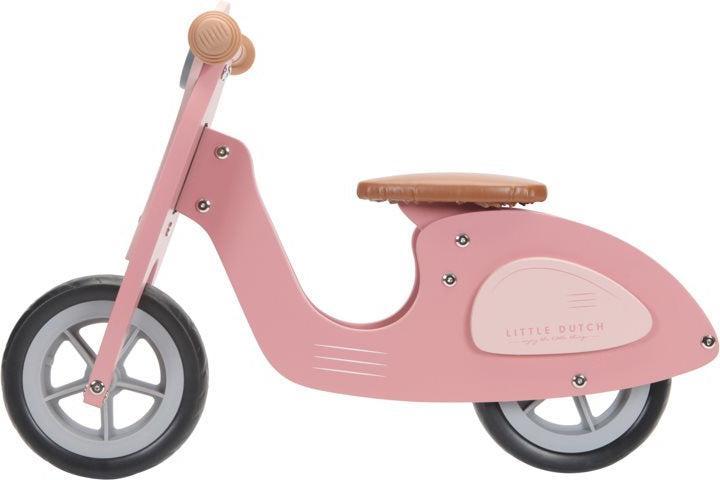 Produktbild Little Dutch Houten Loopscooter Pink