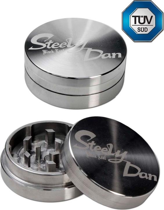 Black Leaf Stainless Steel Grinder Steely Dan 2 2part 35mm