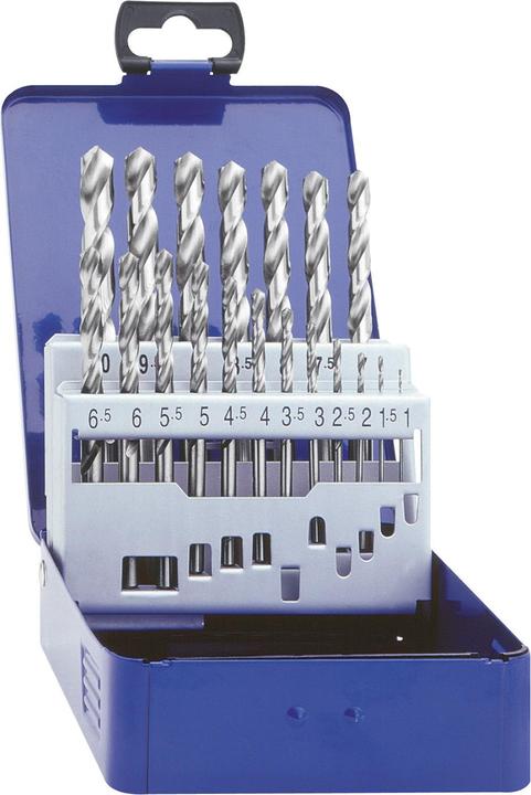 Produktbild Exact HSS Metall-Spiralbohrer-Set 19 (1 mm, 1.5 mm, 2 mm, 2.5 mm, 3 mm, 3.5 mm, 4 mm, 4.5 mm, 5 mm, 5.5 mm, 6 mm, 6.5 mm, 7 mm, 7.5 mm, 8 mm, 8.5 mm, 9 mm, 9.5 mm, 10 mm)