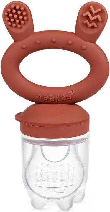 Actual product image Haakaa Fresh Food Feeder & Cover Set - Copper