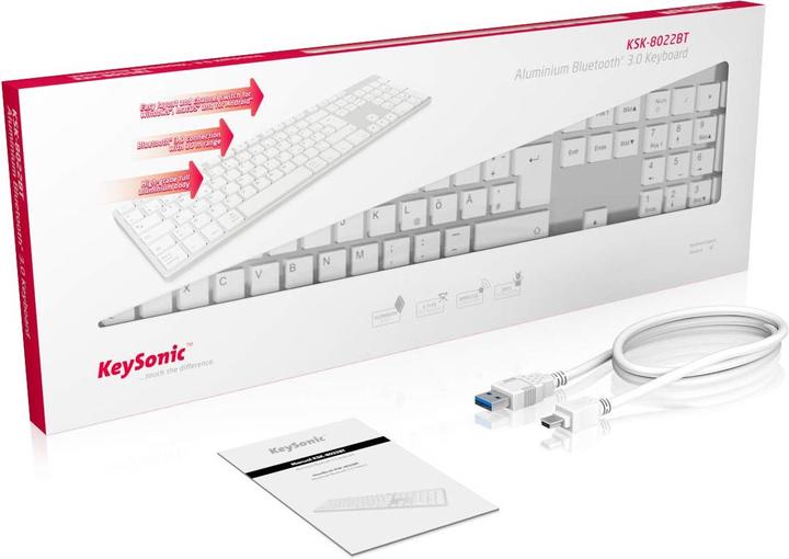 Actual product image KeySonic KSK-8022BT (DE, Wireless)