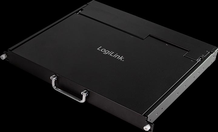 Actual product image LogiLink 17" LCD KVM console with KVM switch, 8 port, black