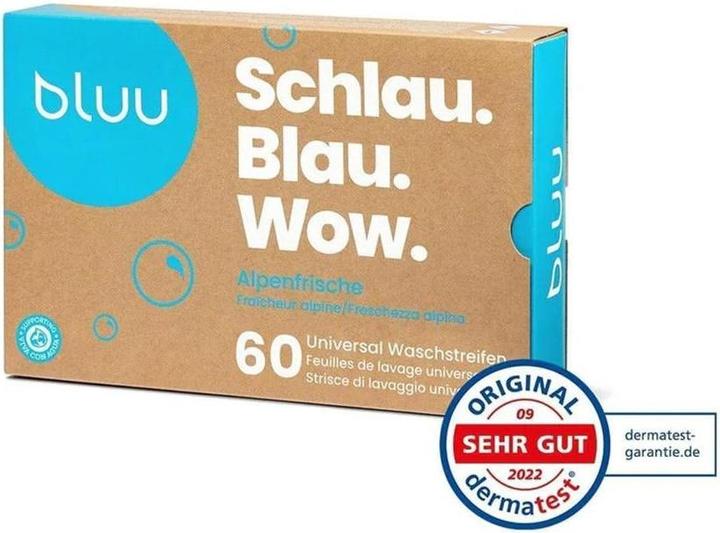 Actual product image bluu Universal washing strips (60 Washing cycles, Washcloths)